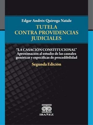 cover image of Tutela contra providencias judiciales
